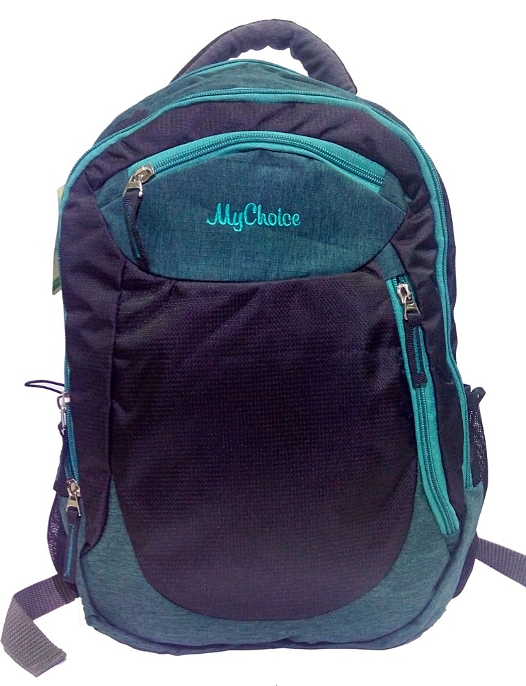 Turquoise & Black Backpack
